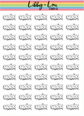 WORK Graffiti Style Lettering Planner Sticker