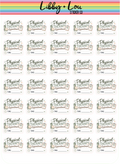 Physical Therapy Appointment Planner Stickers | PT Reminder Stickers