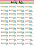 Basketball Practice and Game Planner Stickers | Libby and Lou Sticker Co